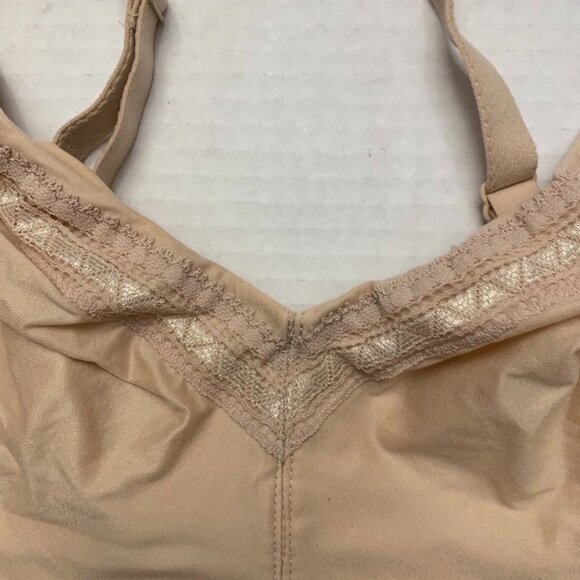 NWOT Wacoal Perfect Primer Full Figure Wire-Free Bra size 34C nude - Picture 3 of 7